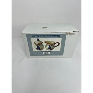 TEXAS Flag Creamer & Sugar Bowl Set NIB!